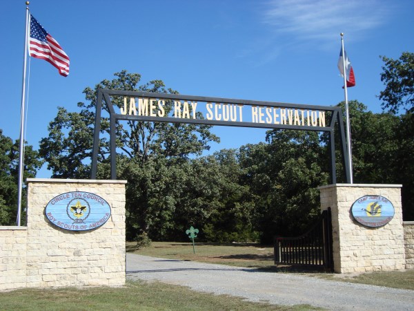 Camp James Ray entrance